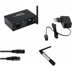Eurolite Set freeDMX AP Wi-Fi Interface + QuickDMX Funksender + DMX Kabel, Lichtsteuerung