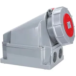 ABL, Steckdose, CEE Wandsteckdose, IP67, 63A, 5-polig, 400V, 6h, rot