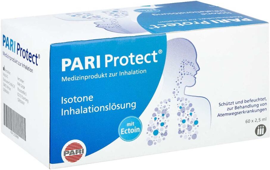 Pari Protect Inhalationslösung mit Ectoin Ampullen 60X2.5ml