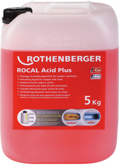 Chimie de détartrage Rothenberger ROCAL Acid Plus, 5 kg (61105)