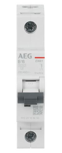 AEG Elfaplus overstroombeveiligingsschakelaar, 6kA, B16A, 1-polig
