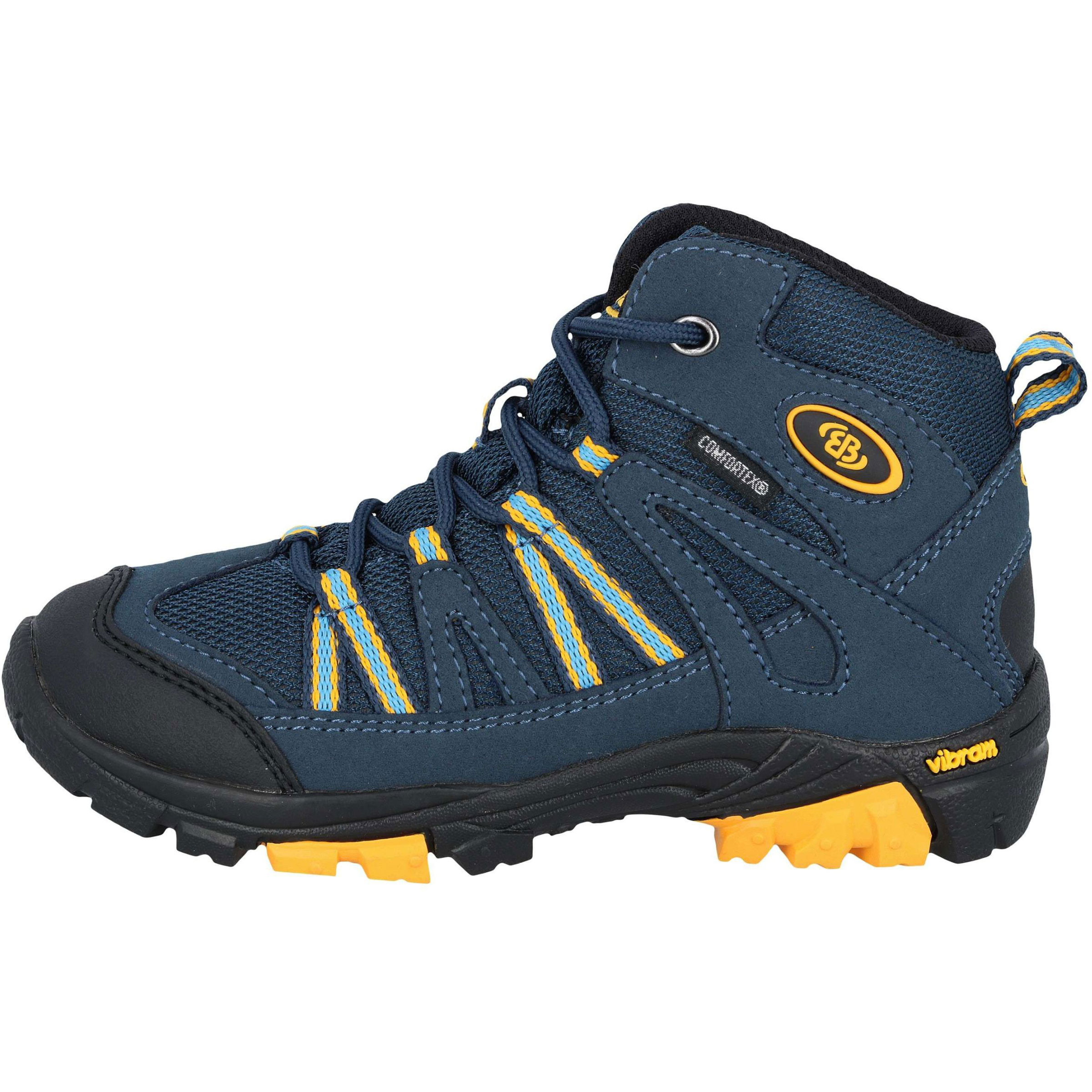 Brütting Ohio High Kinder Wanderschuhe blau Größe 29 Trekking Wasserdicht