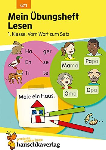 Agnes Spiecker - Mein Übungsheft Lesen – 1. Klasse: Vom Wort zum Satz, A5-Heft - Preis vom 09.10.2026 07:28:09 h