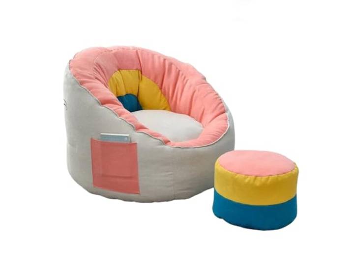 Xumh2024-3 Sitzsack Sitzsack Lazy Sofa Tatami Bodenstuhl for kleine Wohnung Single Casual Recliner(Pink,Klein)