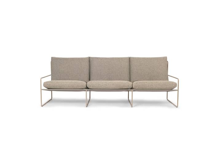 Ferm Living Canapé 3 places Desert Cashmere-Dark sand