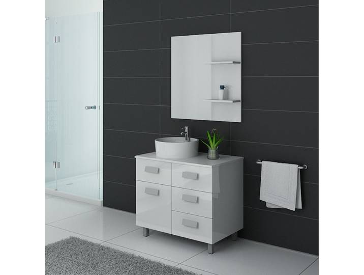Meubles salle de bain MILAN Blanc