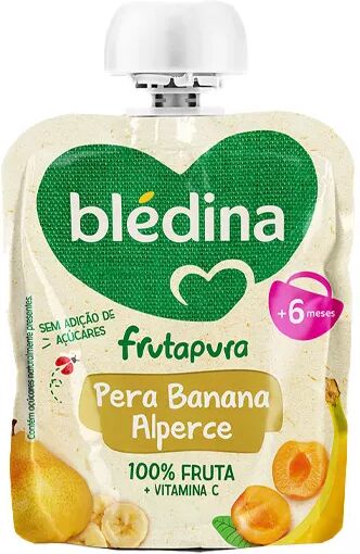 Blédina Frutapura Pera Plátano Albaricoque 85g +6M