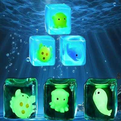 Friendly Fresh Finds Super Soft Luminous Ice Cube Squeeze Toy Stress Relieving Animal Fun Super Soft Luminous Ice Cube Squeeze Toy Stress Relieving Animal Fun