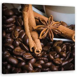 WANDBILD anya star und kaffee