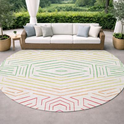 Addison Rugs Machine Washable Indoor/ Outdoor Modern Ulm Chantille Rug