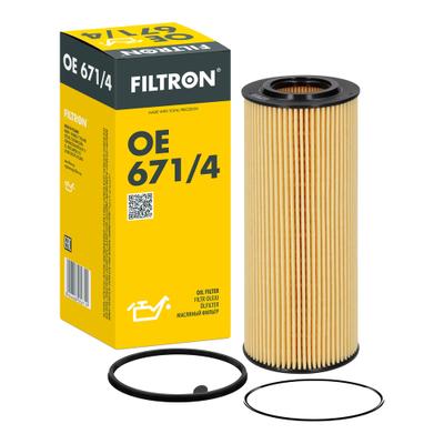 FILTRON Ölfilter OE 671/4 Filtereinsatz 155mm für Porsche VAG
