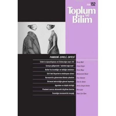 Toplum ve Bilim Dergisi Sayi 152 - 2020, Taschenbuch von Kolektif, Iletisim Yayinlari