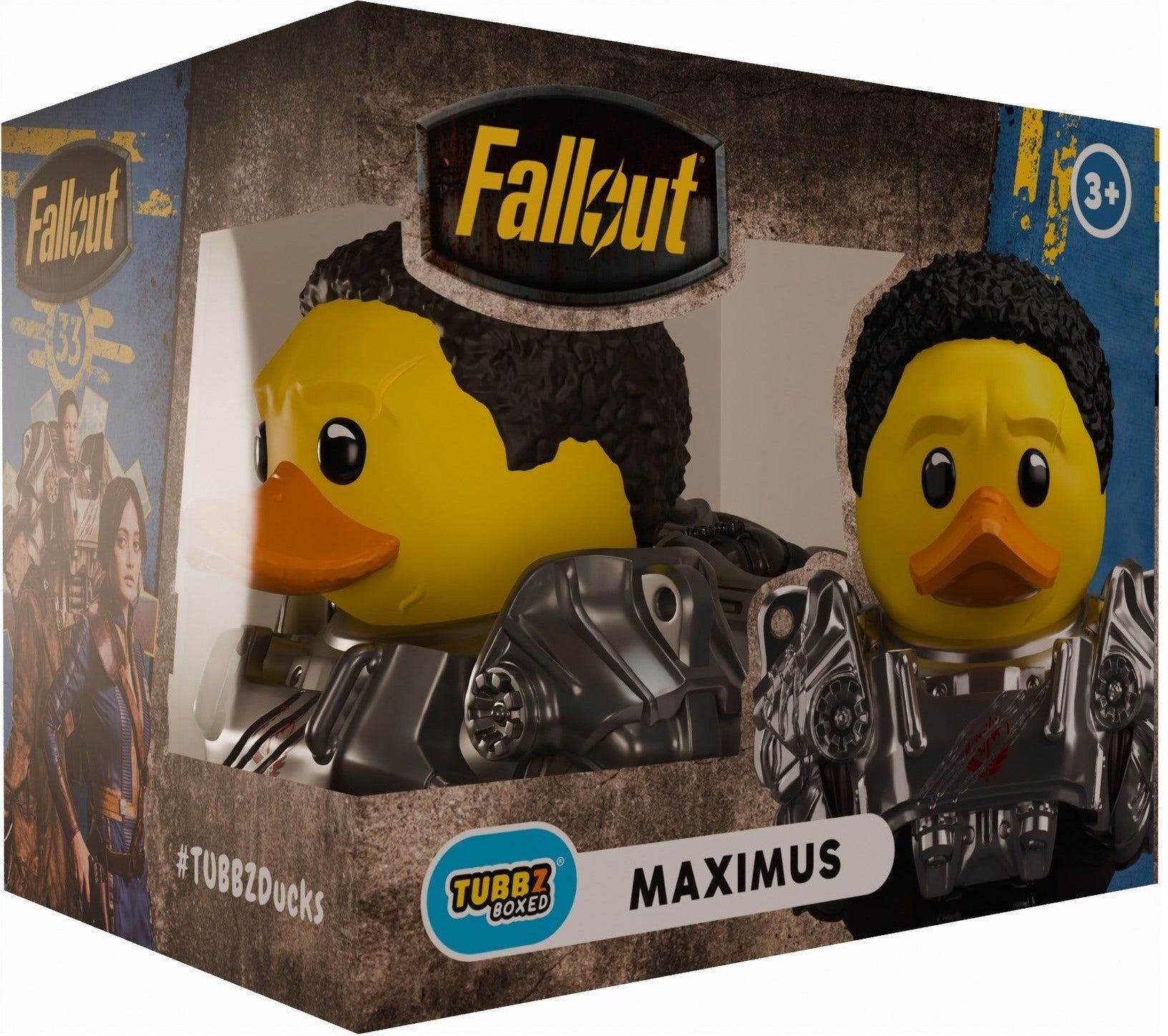 Fallout TV Maximus TUBBZ Boxed Collectible Duck - Officially Licensed - Numskull Designs