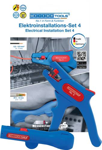 WEICON TOOLS No 5 + No 13 10039678 Abisolierzange Inkl. Kabelentmanteler 0.2 bis 6.0mm²