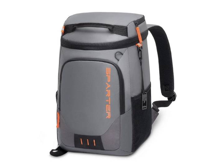 LuxusKollektion Kühltasche Kühltasche Isoliert Auslaufsicher Wasserdicht Camping Grau 33 Dosen