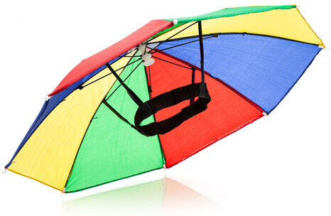 Kopfbedeckung "Regenschirm"