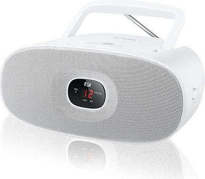 Muse MD-202 Draagbare CD-speler, Wit, 1,3 kg