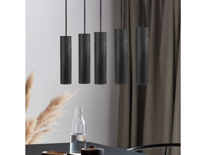 Tilo 5 Suspension Black - Nordlux - Salon / séjour - Métal - Multi-ampoules