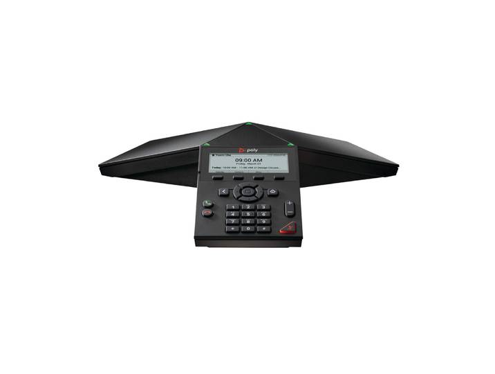 HP Poly Téléphone de conférence IP Poly Trio 8300 compatible PoE, Téléphone de téléconférence IP, Noir, 8,89 cm (3.5'), G.711alaw, G.711ulaw, G.719, G