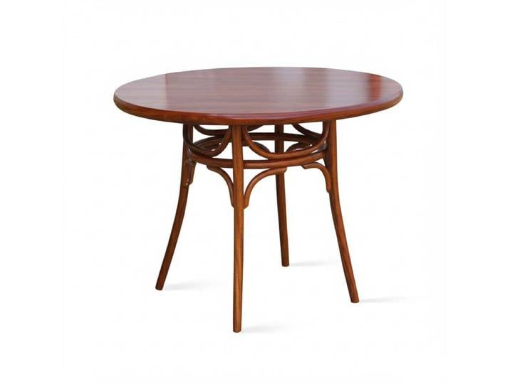 Runder Bugholz-Esstisch 100cm, braun