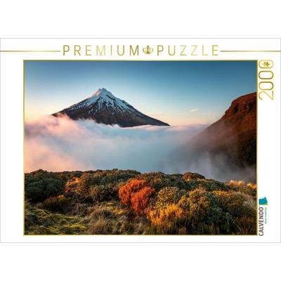 CALVENDO Puzzle Mount Taranaki | 2000 Teile Lege-Größe 90x67cm Foto-Puzzle für glückliche Stunden