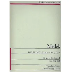Die feindlichen Brüder für 2 Violoncelli 2 Partituren, Fachbücher von Tilo Medek