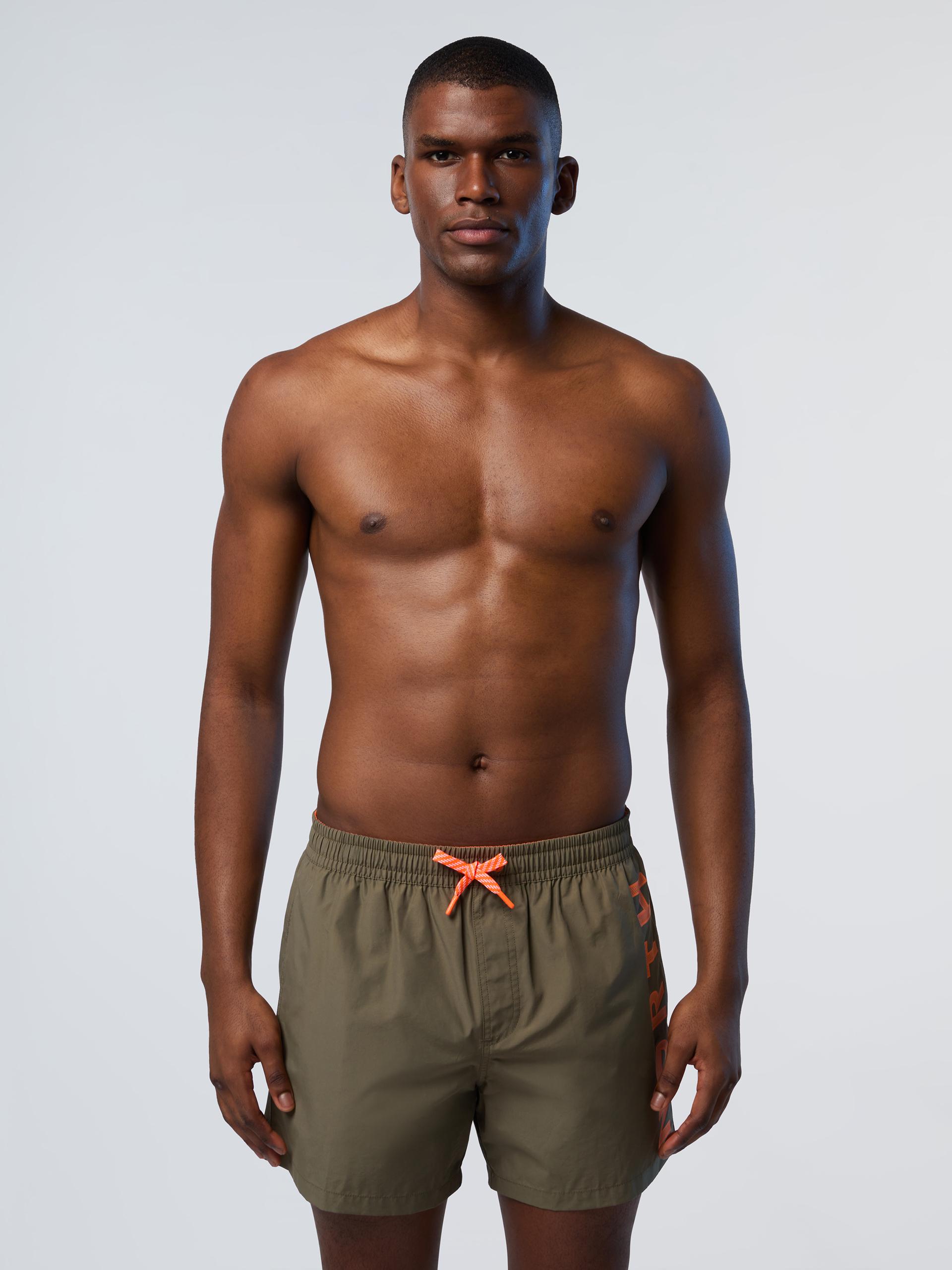 North Sails Badeshorts Vertikaler Druck