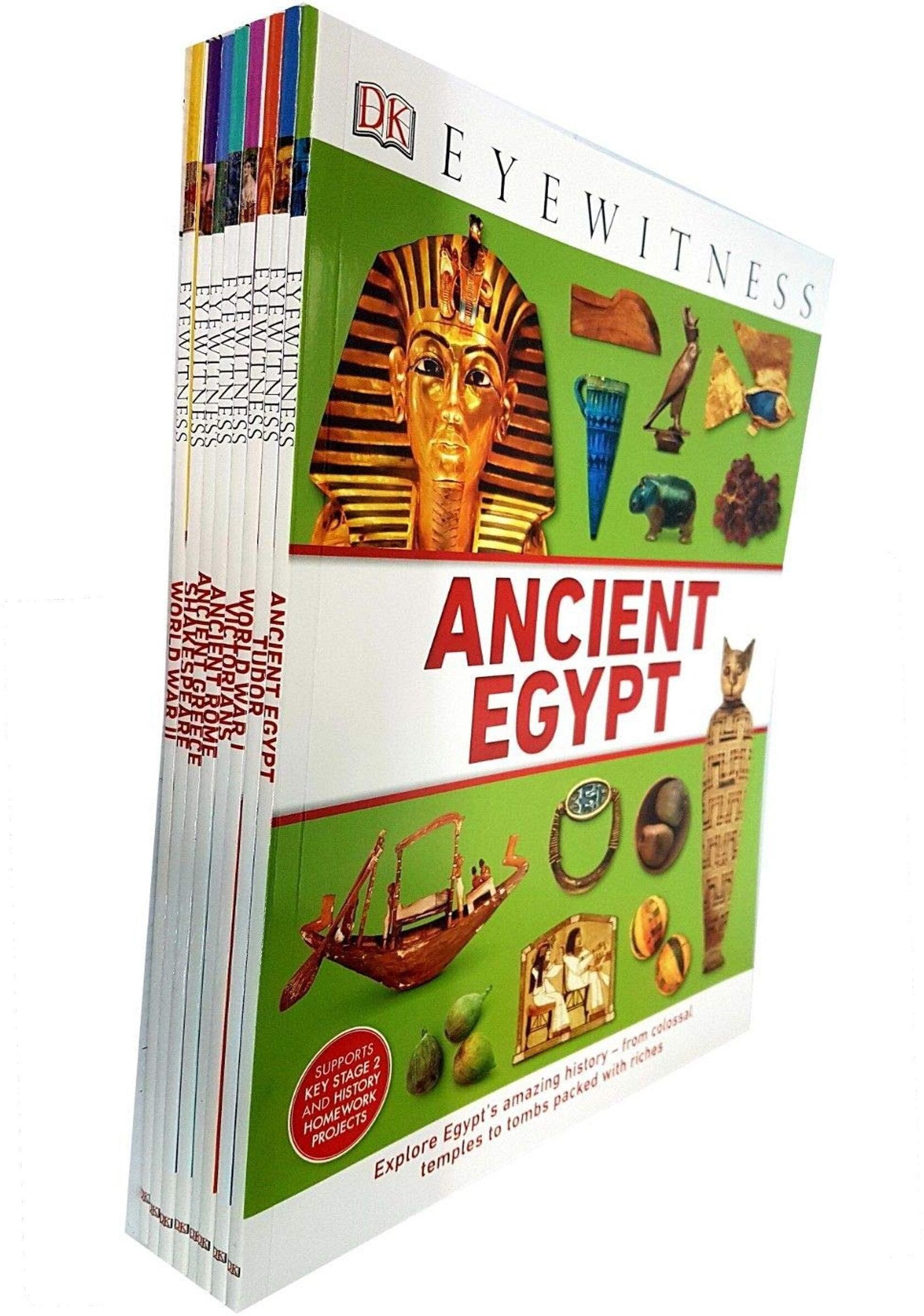 Dk Eyewitness Collection 8 Books Set - Ancient Egypt Tudor Victorians Ancient Rome Ancient Greece ..
