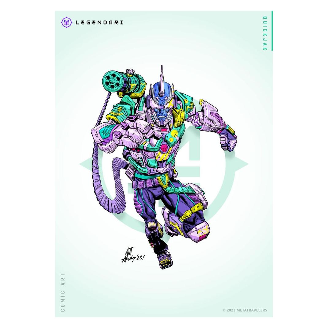 Meta Travelers Legendari Actionfigur 1/10 Quik Jak 18 cm (MT-LGND-QJ12)