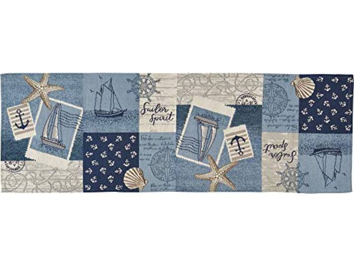 Sander Tischläufer Sailor Patch Gobelin Sailor Patch Größe 32x96 cm