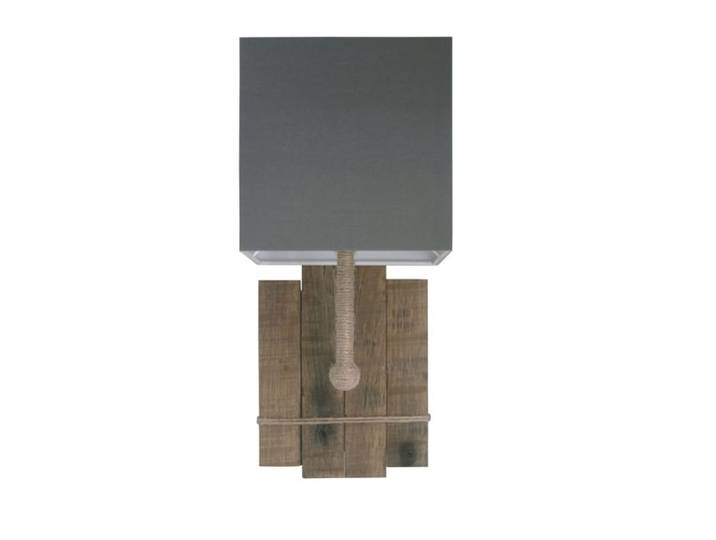 Applique murale en bois gris