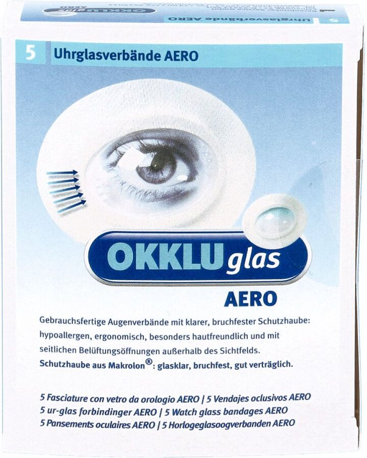 Okkluglas Aero Uhrglasverband