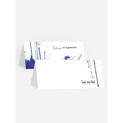 Tischkarten Taufe selbst gestalten mit Spruch und Fotos im Onlinedesigner bei Meine-Kartenmanufaktur.de