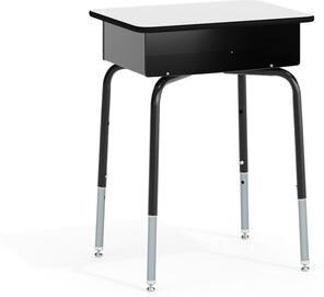 Flash Furniture Student Desk with Open Front Metal Book Box