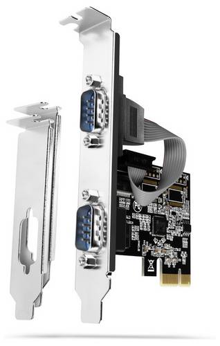 AXAGON Seriell Adapter [1x PCIe - 2x RS232-Buchse]
