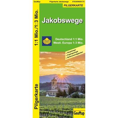 Jakobswege Deutschland und westliches Europa, Sonstige von GeoMap, GeoMap, 978-3-95965-056-4