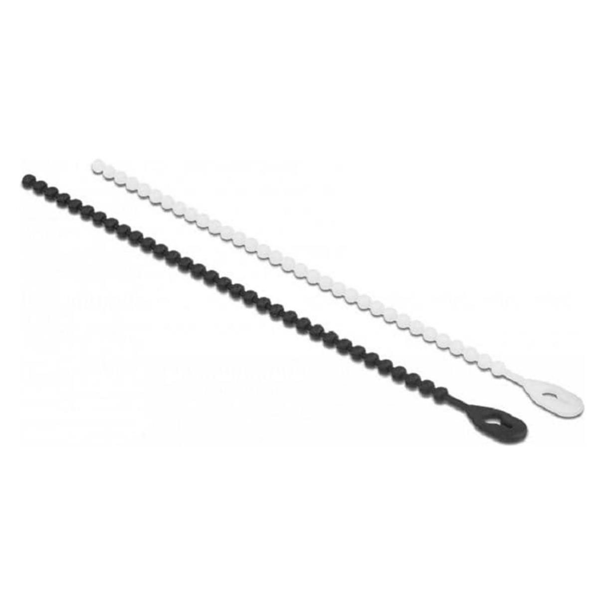 Delock Blitzbinder wiederverwendbar L 180 x B 3,6 mm 100 Stück (Klettkabelbinder, 180 mm, 100 Stk.) (19507)