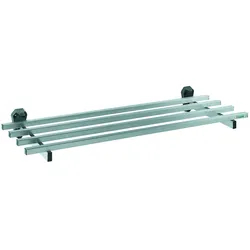Tournus Wandregal mit 4 Stangen 1800 x 400 mm