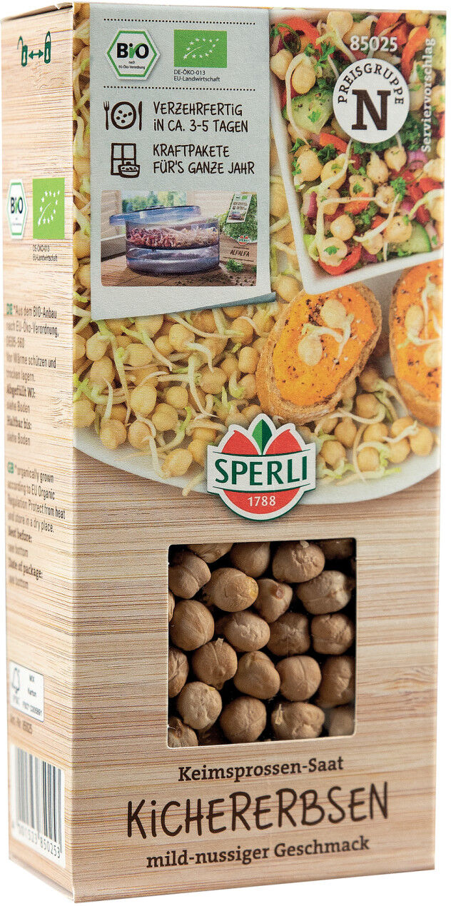 Sperli BIO Keimsprossen-Saat Kichererbse