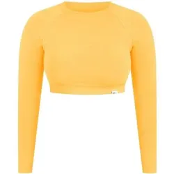 SMILODOX Crop Longsleeve Bethy, Größe XL in Orange Orange