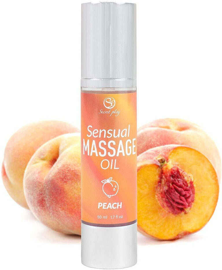 Secret Play Huile de massage parfum pêche 50 ml