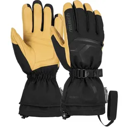Reusch DOWN SPIRIT GTX - Skihandschuhe - 9 black/camel (7490)