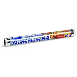 Alufolie 9μm 29cm x 10m einzeln verpackt