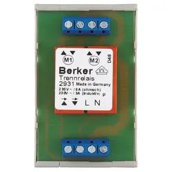 Berker 2931 RolloTec Trennrelais Reiheneinbaugerät Hauselektronik
