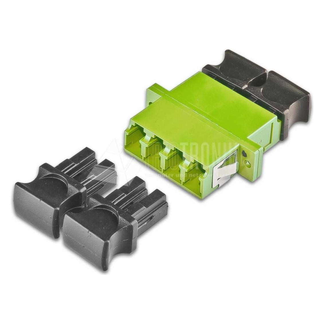 Lightwin High Quality LWL Kupplung, LC, quadro, Multimode OM5 Kupplungen (Netzwerk Kupplung) (LKUP 4LC-4LC MM OM5)