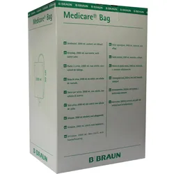 Medicare Bag 2000ml Unst.m.90cm Schlauch U. Ablauf 10 ST