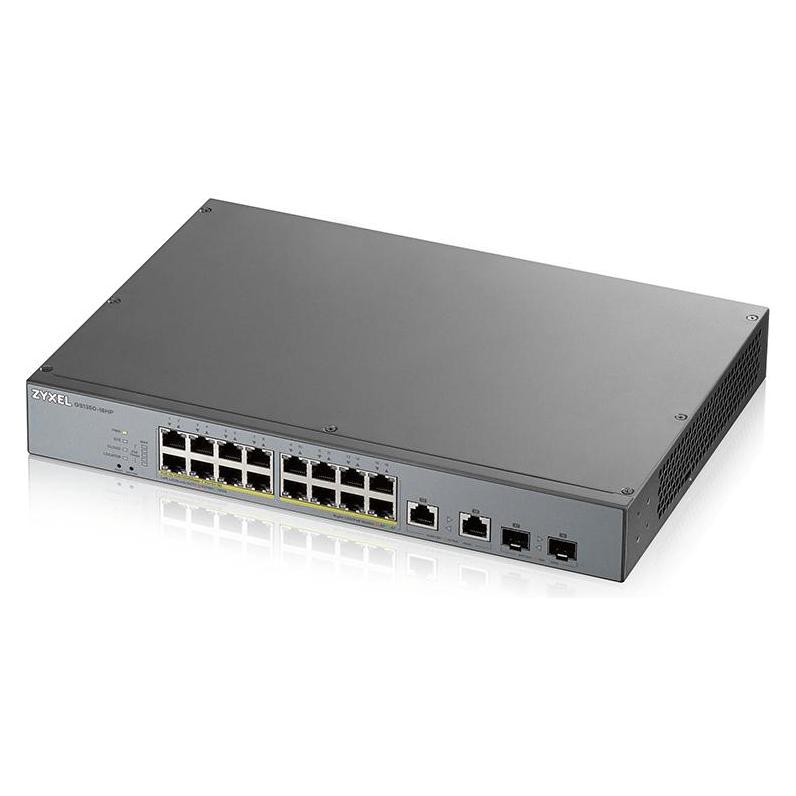 Zyxel GS1350-18HP 18 PORT MANAGED (16 Ports) (GS1350-18HP-GB0101F)