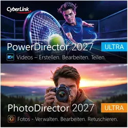 CyberLink PowerDirector 2027 Ultra & PhotoDirector 2027 Ultra Download Code für Windows