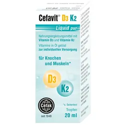 Cefavit D3 K2 Liquid pur Tropfen zum Ein 20 ml