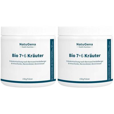 BIO 7+6 Kräuter Artischocke+Mariendistel veg.Pulv. 2x 2x150 g Pulver
